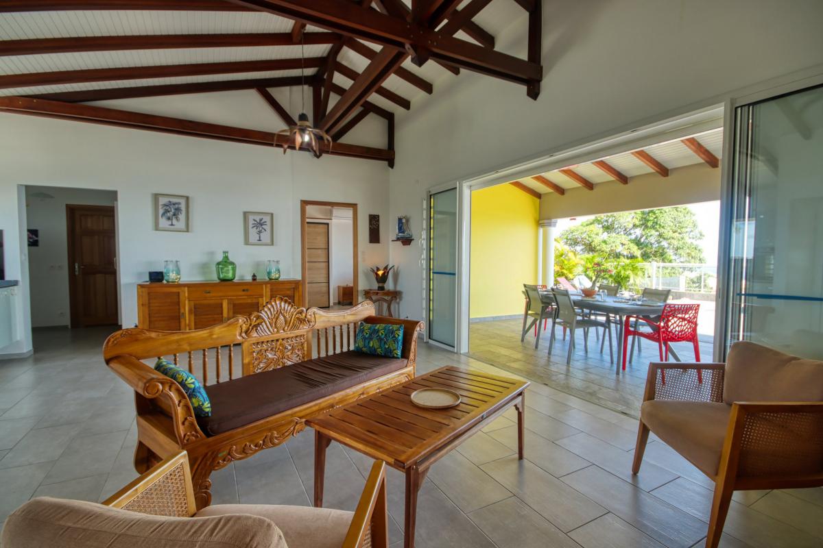 Villa-luxe-Martinique - Le séjour